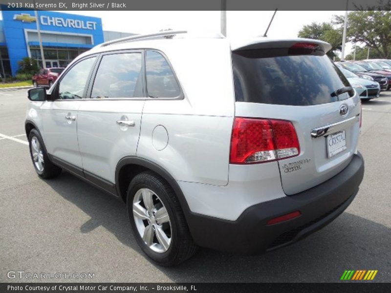 Bright Silver / Black 2013 Kia Sorento EX