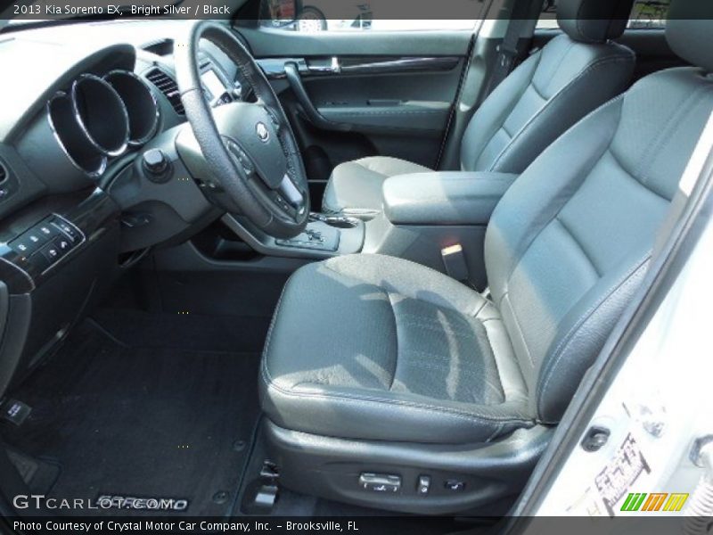 Bright Silver / Black 2013 Kia Sorento EX