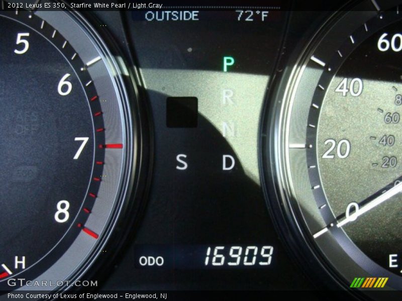 Starfire White Pearl / Light Gray 2012 Lexus ES 350