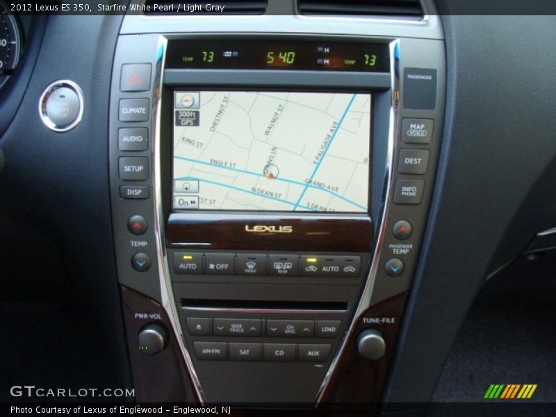 Starfire White Pearl / Light Gray 2012 Lexus ES 350