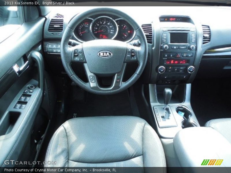 Bright Silver / Black 2013 Kia Sorento EX
