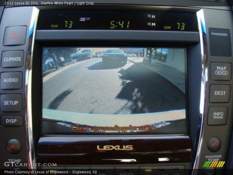Starfire White Pearl / Light Gray 2012 Lexus ES 350