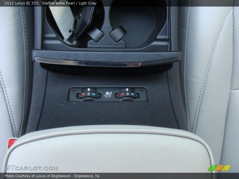 Starfire White Pearl / Light Gray 2012 Lexus ES 350