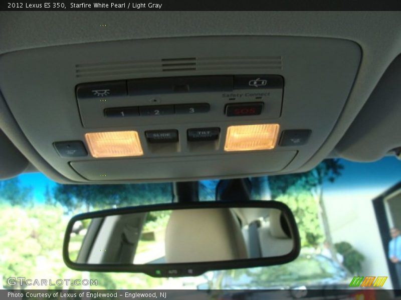Starfire White Pearl / Light Gray 2012 Lexus ES 350