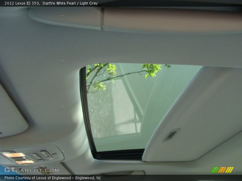 Starfire White Pearl / Light Gray 2012 Lexus ES 350