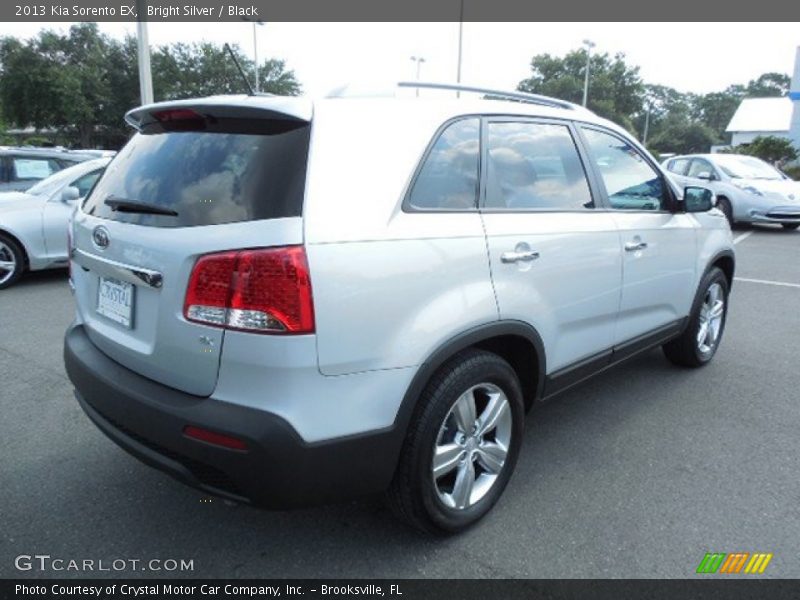 Bright Silver / Black 2013 Kia Sorento EX