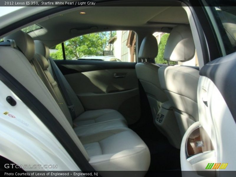 Starfire White Pearl / Light Gray 2012 Lexus ES 350