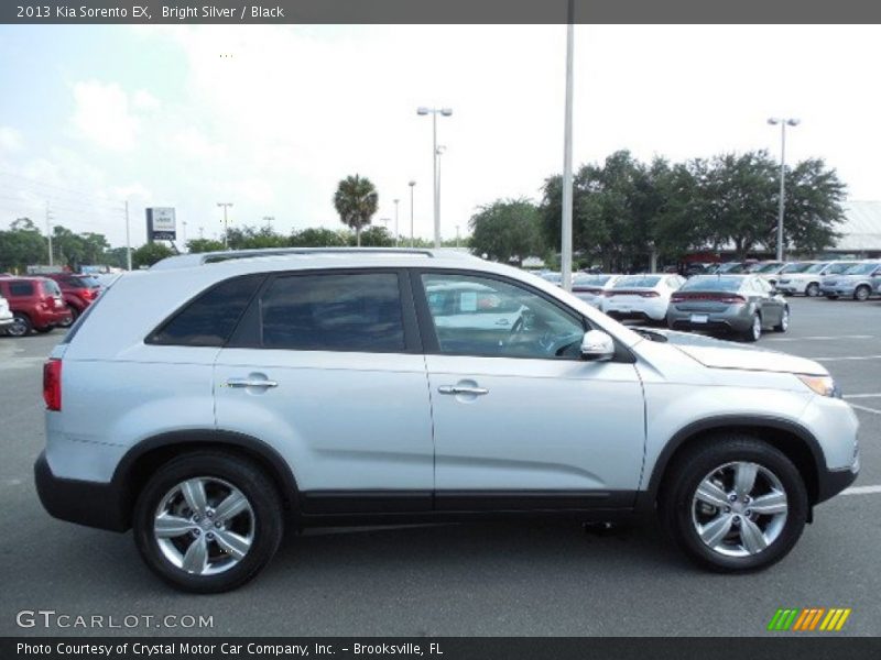 Bright Silver / Black 2013 Kia Sorento EX