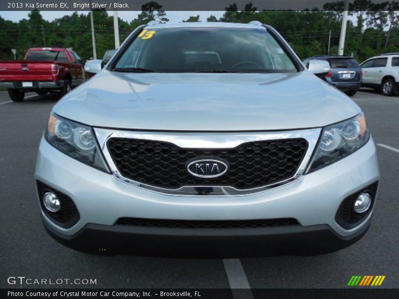 Bright Silver / Black 2013 Kia Sorento EX