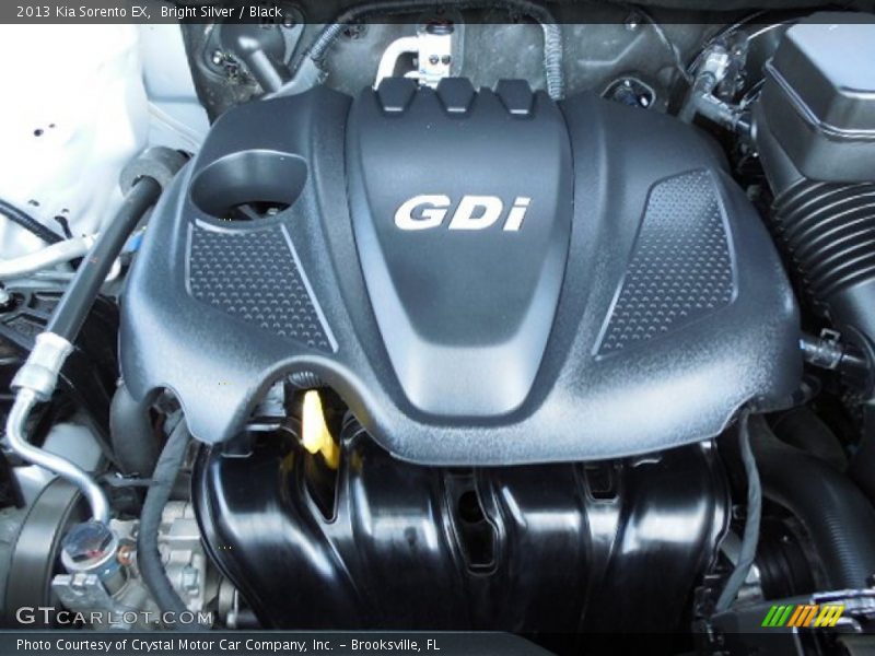 Bright Silver / Black 2013 Kia Sorento EX