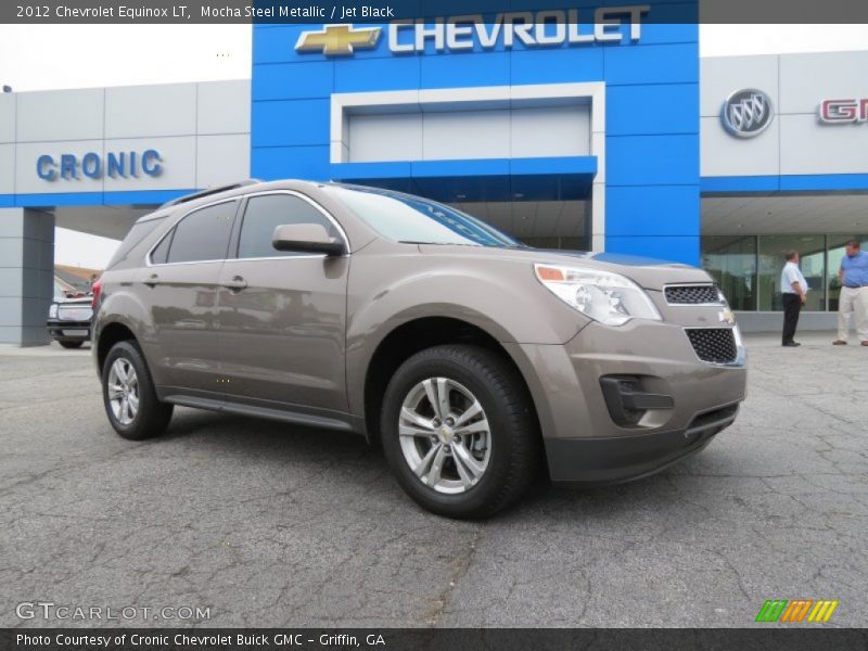 Mocha Steel Metallic / Jet Black 2012 Chevrolet Equinox LT