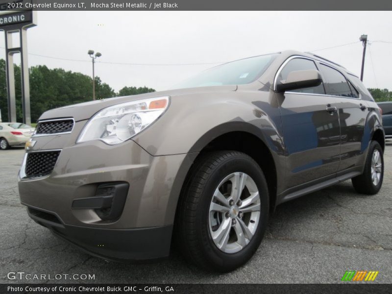 Mocha Steel Metallic / Jet Black 2012 Chevrolet Equinox LT
