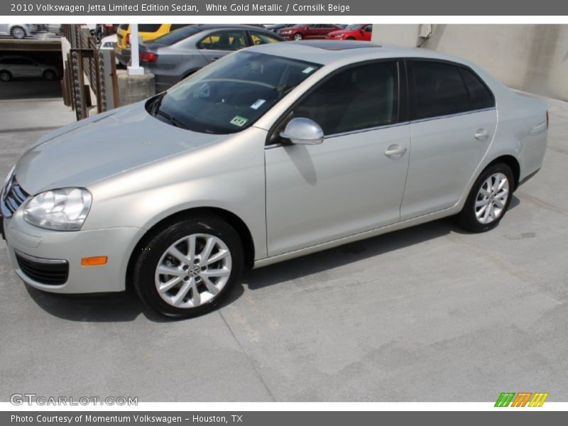 White Gold Metallic / Cornsilk Beige 2010 Volkswagen Jetta Limited Edition Sedan