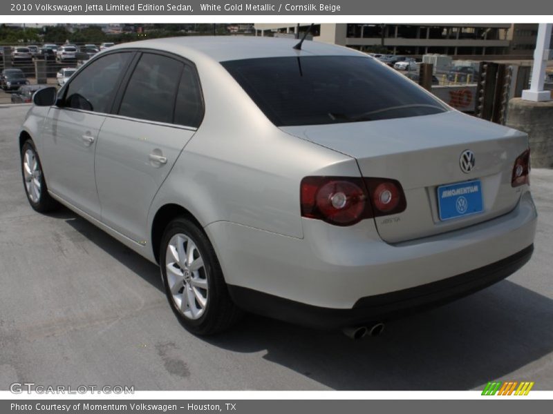 White Gold Metallic / Cornsilk Beige 2010 Volkswagen Jetta Limited Edition Sedan