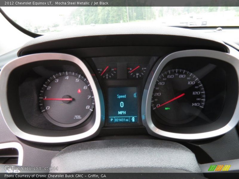 Mocha Steel Metallic / Jet Black 2012 Chevrolet Equinox LT