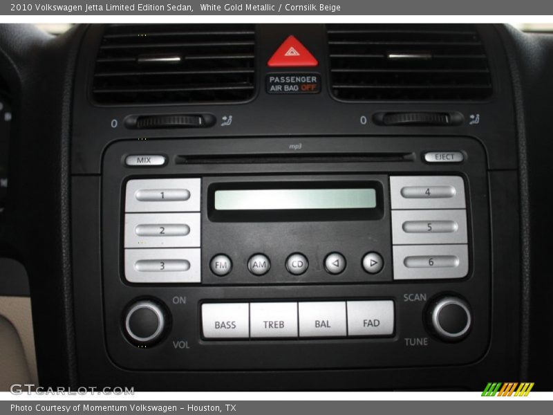 White Gold Metallic / Cornsilk Beige 2010 Volkswagen Jetta Limited Edition Sedan