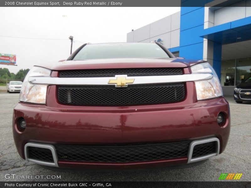 Deep Ruby Red Metallic / Ebony 2008 Chevrolet Equinox Sport
