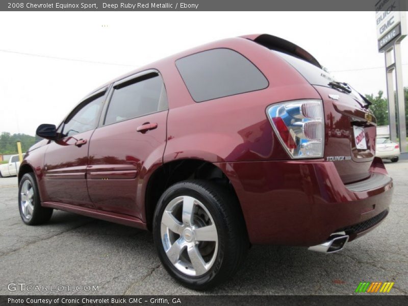 Deep Ruby Red Metallic / Ebony 2008 Chevrolet Equinox Sport