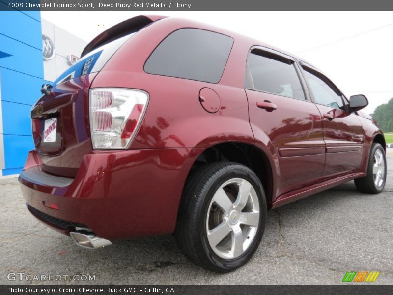 Deep Ruby Red Metallic / Ebony 2008 Chevrolet Equinox Sport