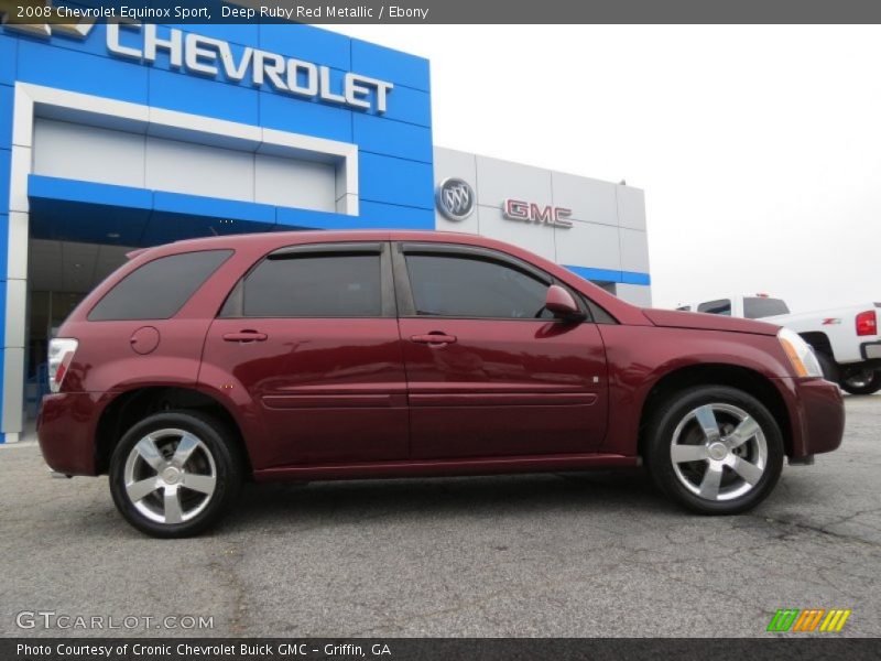 Deep Ruby Red Metallic / Ebony 2008 Chevrolet Equinox Sport