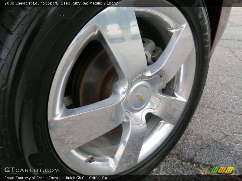 Deep Ruby Red Metallic / Ebony 2008 Chevrolet Equinox Sport