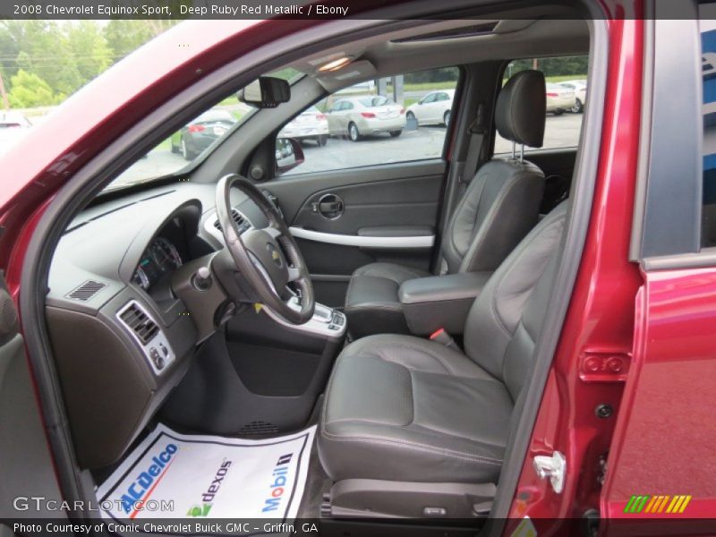 Deep Ruby Red Metallic / Ebony 2008 Chevrolet Equinox Sport