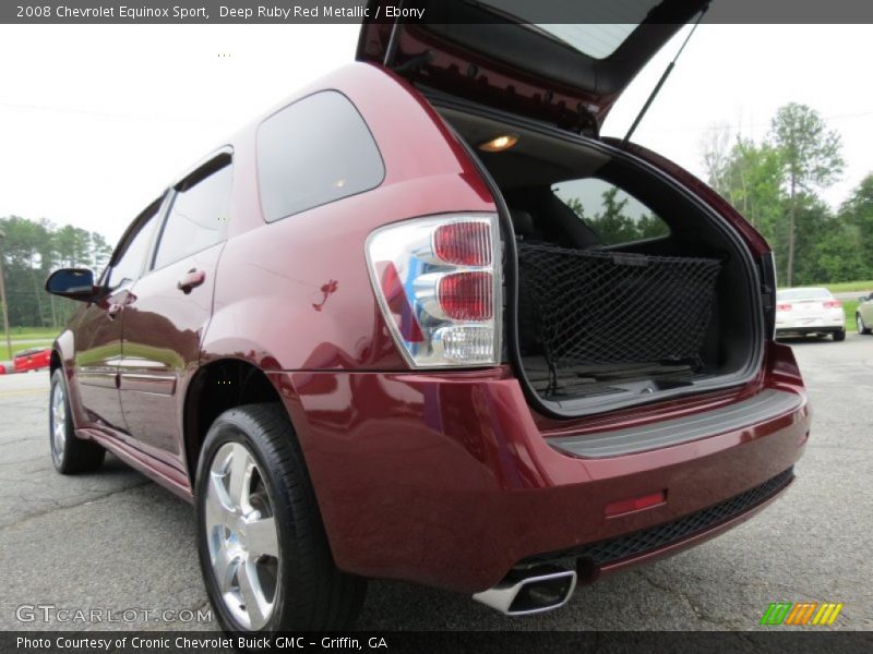 Deep Ruby Red Metallic / Ebony 2008 Chevrolet Equinox Sport