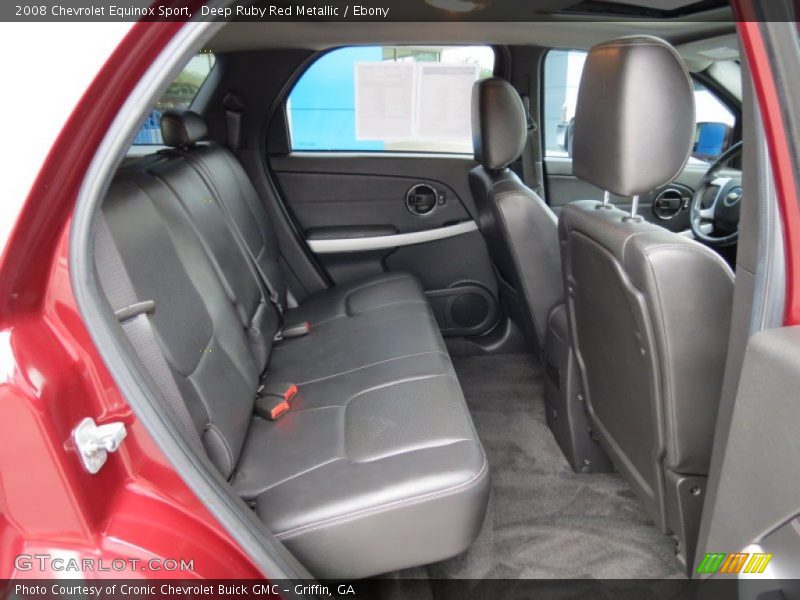 Deep Ruby Red Metallic / Ebony 2008 Chevrolet Equinox Sport