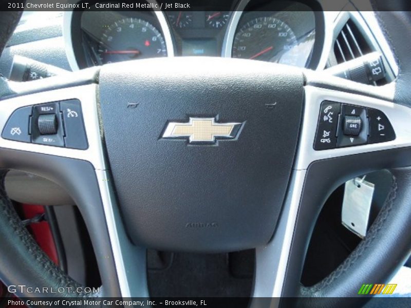 Cardinal Red Metallic / Jet Black 2011 Chevrolet Equinox LT