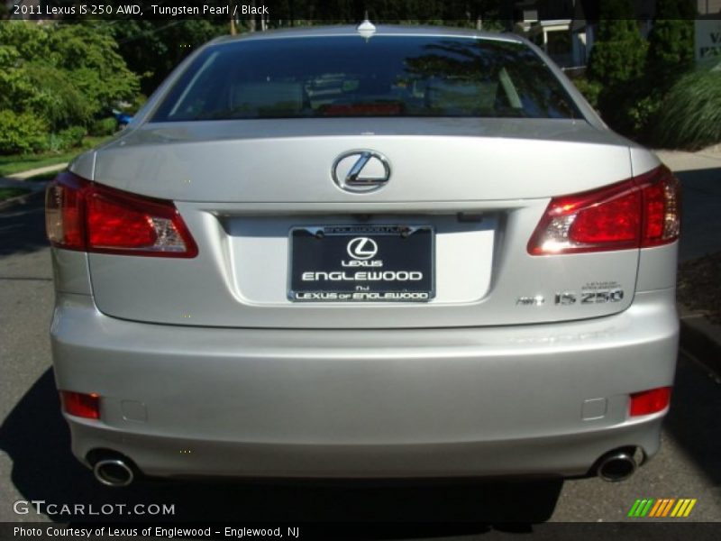 Tungsten Pearl / Black 2011 Lexus IS 250 AWD