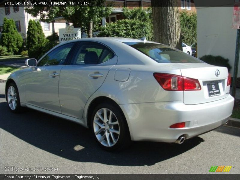 Tungsten Pearl / Black 2011 Lexus IS 250 AWD