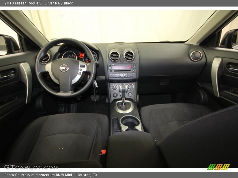 Silver Ice / Black 2010 Nissan Rogue S