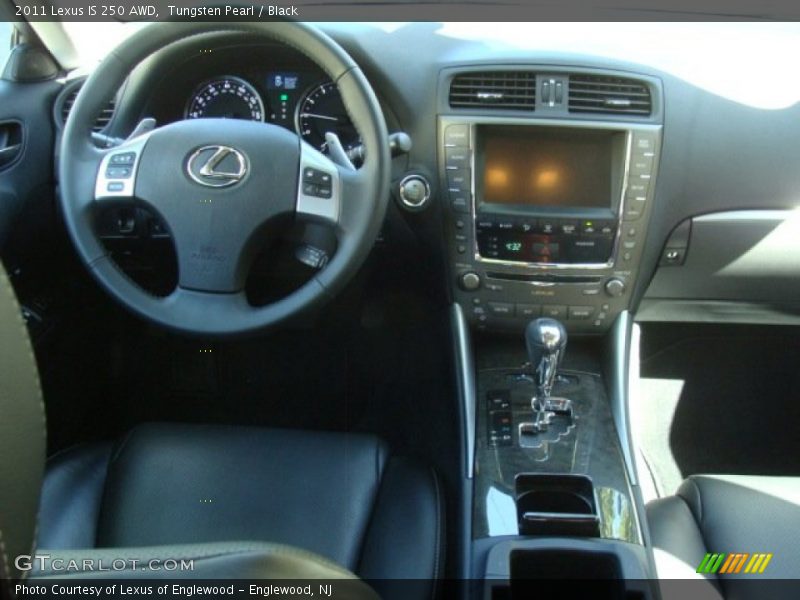 Tungsten Pearl / Black 2011 Lexus IS 250 AWD