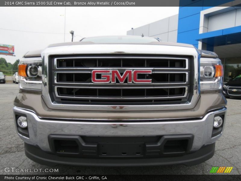 Bronze Alloy Metallic / Cocoa/Dune 2014 GMC Sierra 1500 SLE Crew Cab