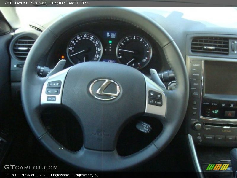 Tungsten Pearl / Black 2011 Lexus IS 250 AWD