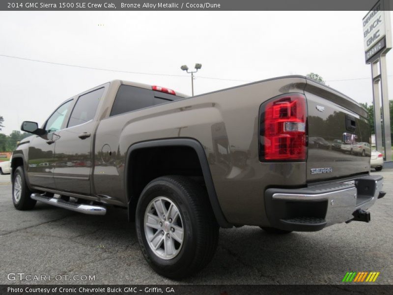 Bronze Alloy Metallic / Cocoa/Dune 2014 GMC Sierra 1500 SLE Crew Cab