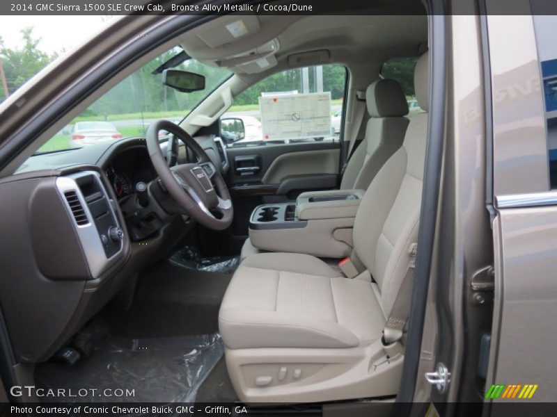 Bronze Alloy Metallic / Cocoa/Dune 2014 GMC Sierra 1500 SLE Crew Cab