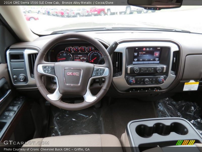 Bronze Alloy Metallic / Cocoa/Dune 2014 GMC Sierra 1500 SLE Crew Cab