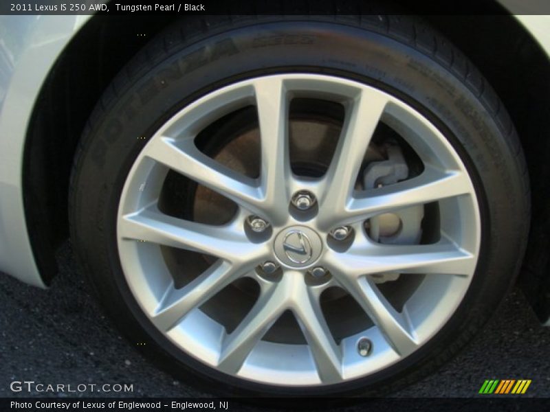 Tungsten Pearl / Black 2011 Lexus IS 250 AWD