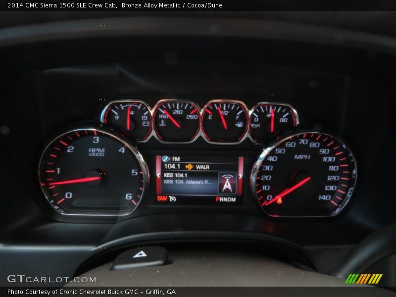 Bronze Alloy Metallic / Cocoa/Dune 2014 GMC Sierra 1500 SLE Crew Cab