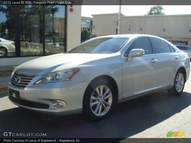 Tungsten Pearl / Light Gray 2011 Lexus ES 350