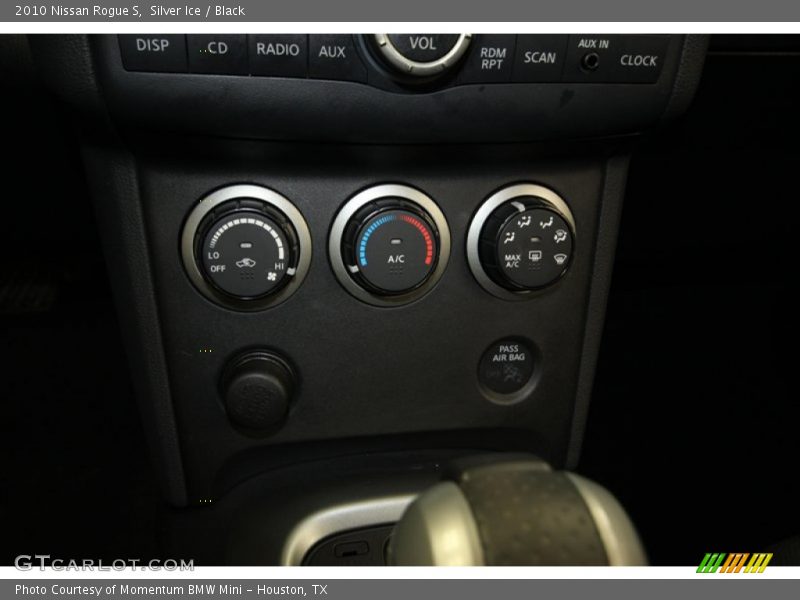 Silver Ice / Black 2010 Nissan Rogue S