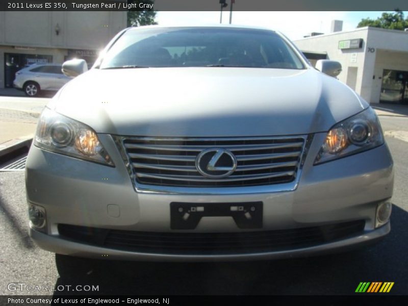 Tungsten Pearl / Light Gray 2011 Lexus ES 350