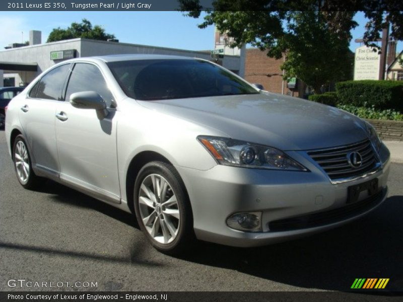 Tungsten Pearl / Light Gray 2011 Lexus ES 350