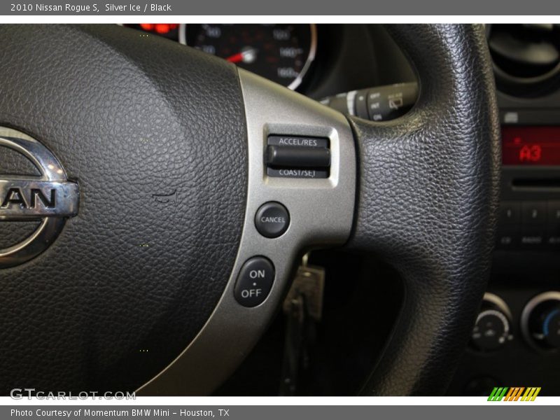Silver Ice / Black 2010 Nissan Rogue S