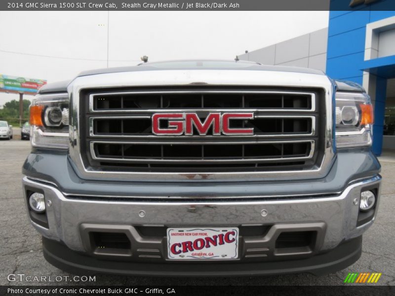 Stealth Gray Metallic / Jet Black/Dark Ash 2014 GMC Sierra 1500 SLT Crew Cab