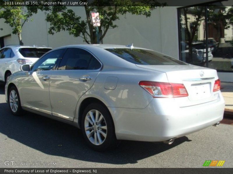 Tungsten Pearl / Light Gray 2011 Lexus ES 350