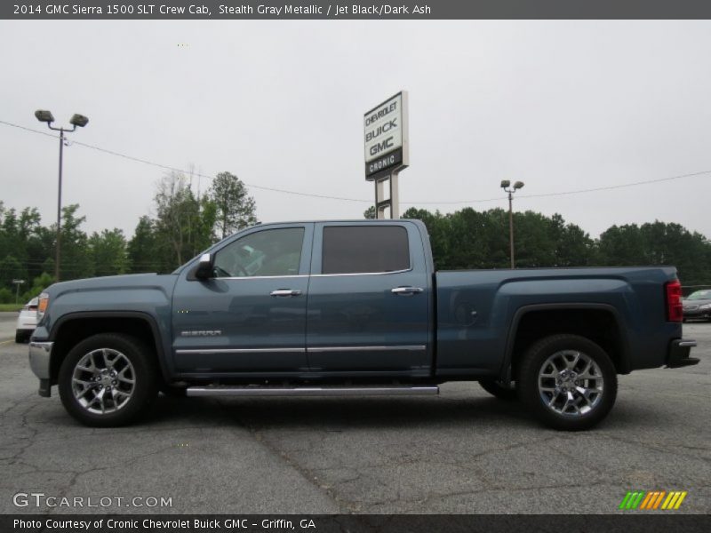 Stealth Gray Metallic / Jet Black/Dark Ash 2014 GMC Sierra 1500 SLT Crew Cab