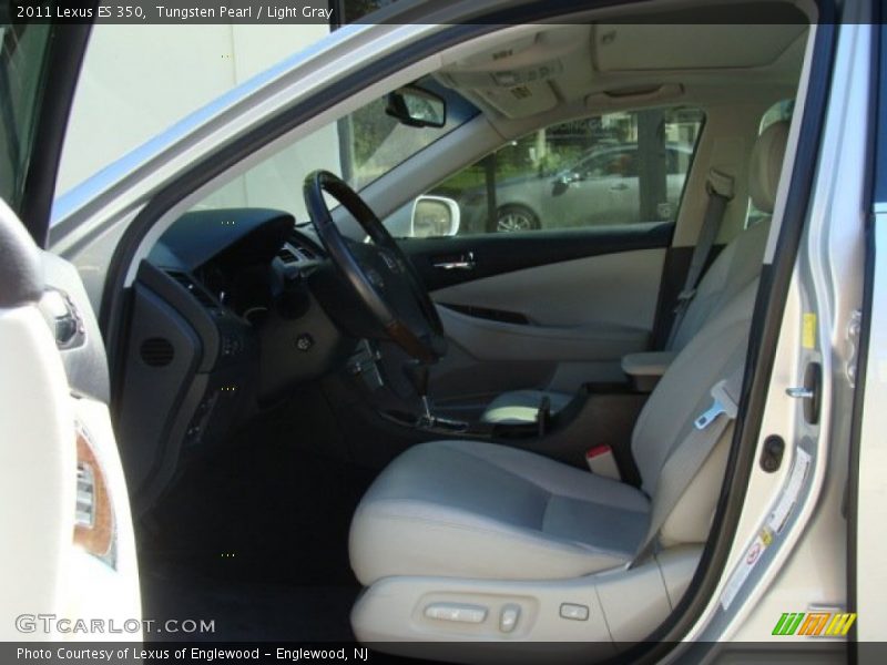 Tungsten Pearl / Light Gray 2011 Lexus ES 350