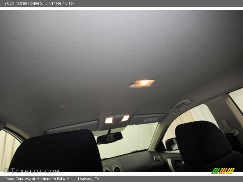 Silver Ice / Black 2010 Nissan Rogue S